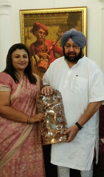 ಪಂಜಾಬ್ ಸಿಎಂ-ಡಾ.ಆರತಿ ಕೃಷ್ಣ ಭೇಟಿ